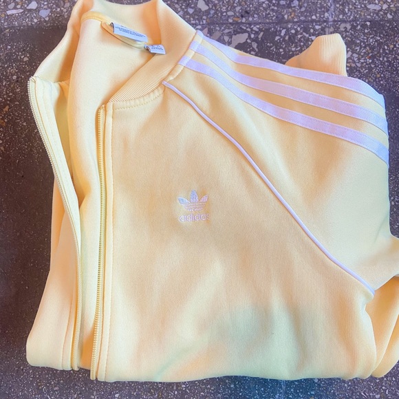 adidas Sweaters - Adidas yellow zip up